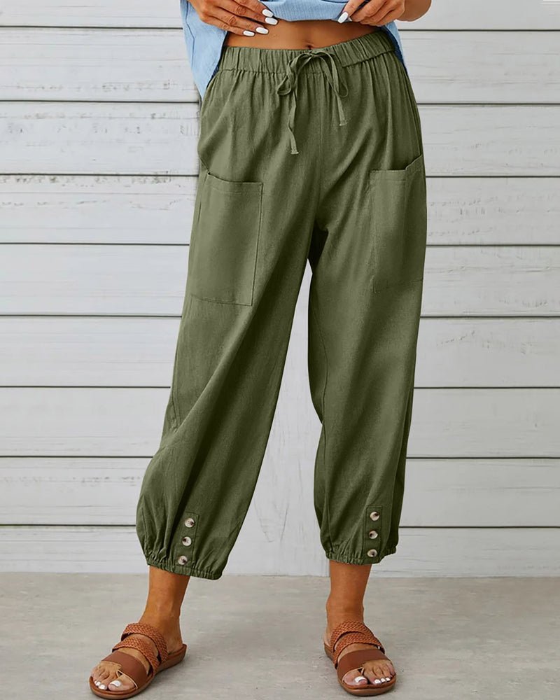 Neve | Pantaloni Chic a Vita Alta