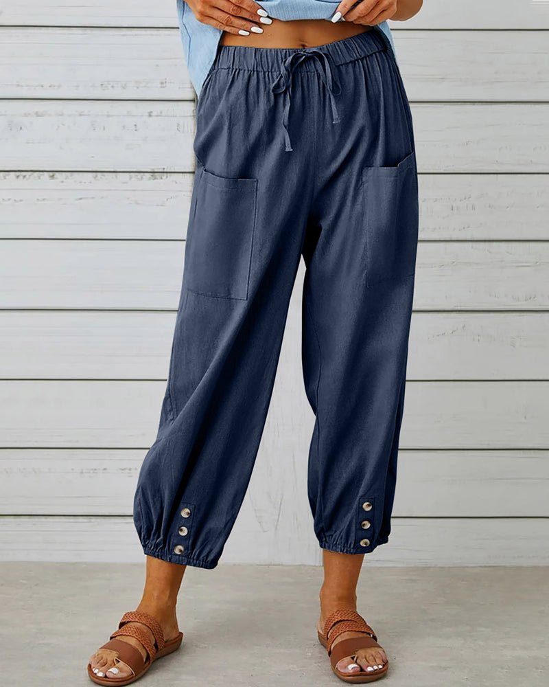 Neve | Pantaloni Chic a Vita Alta