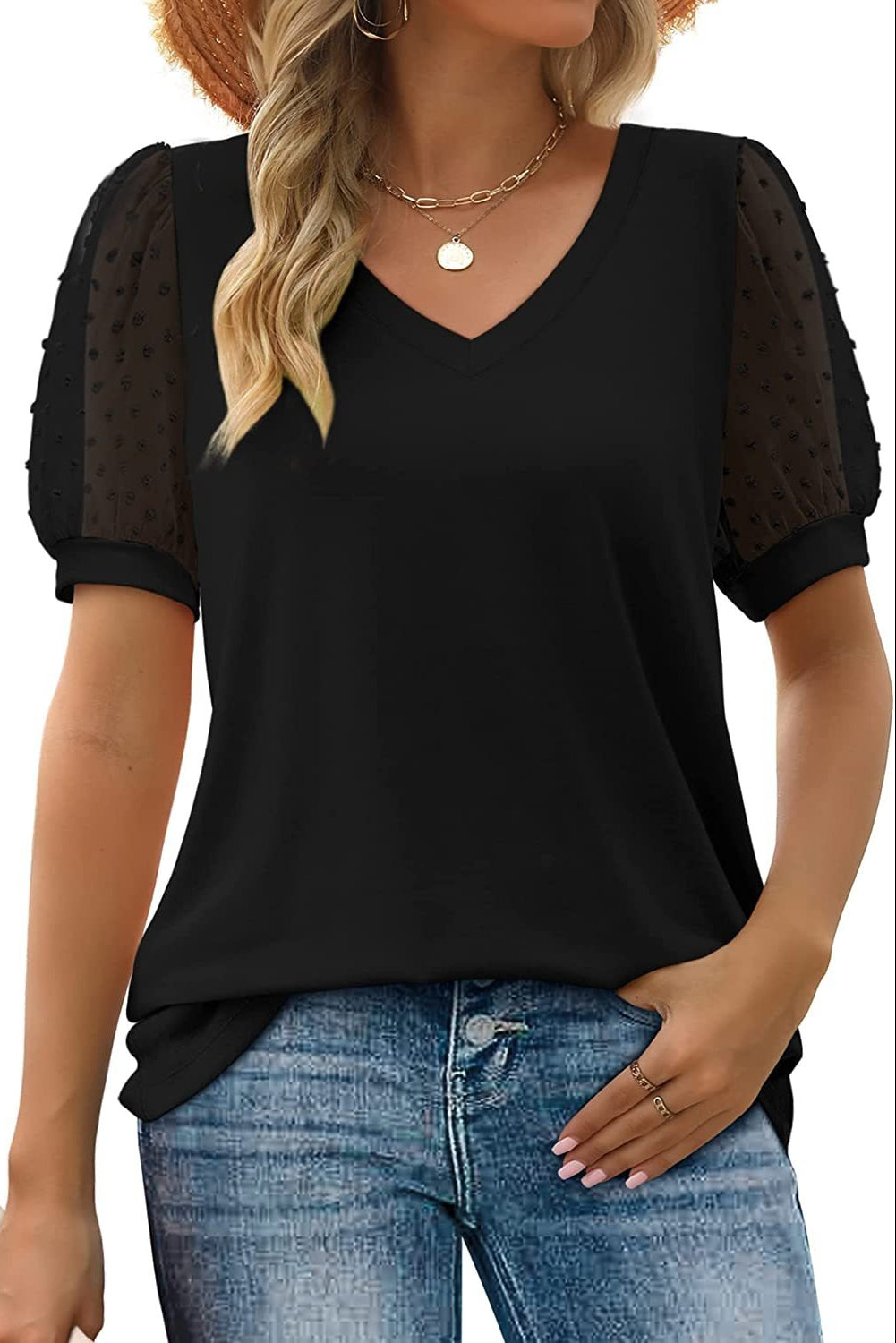 Helena | Blusa Sleek con Scollatura a V