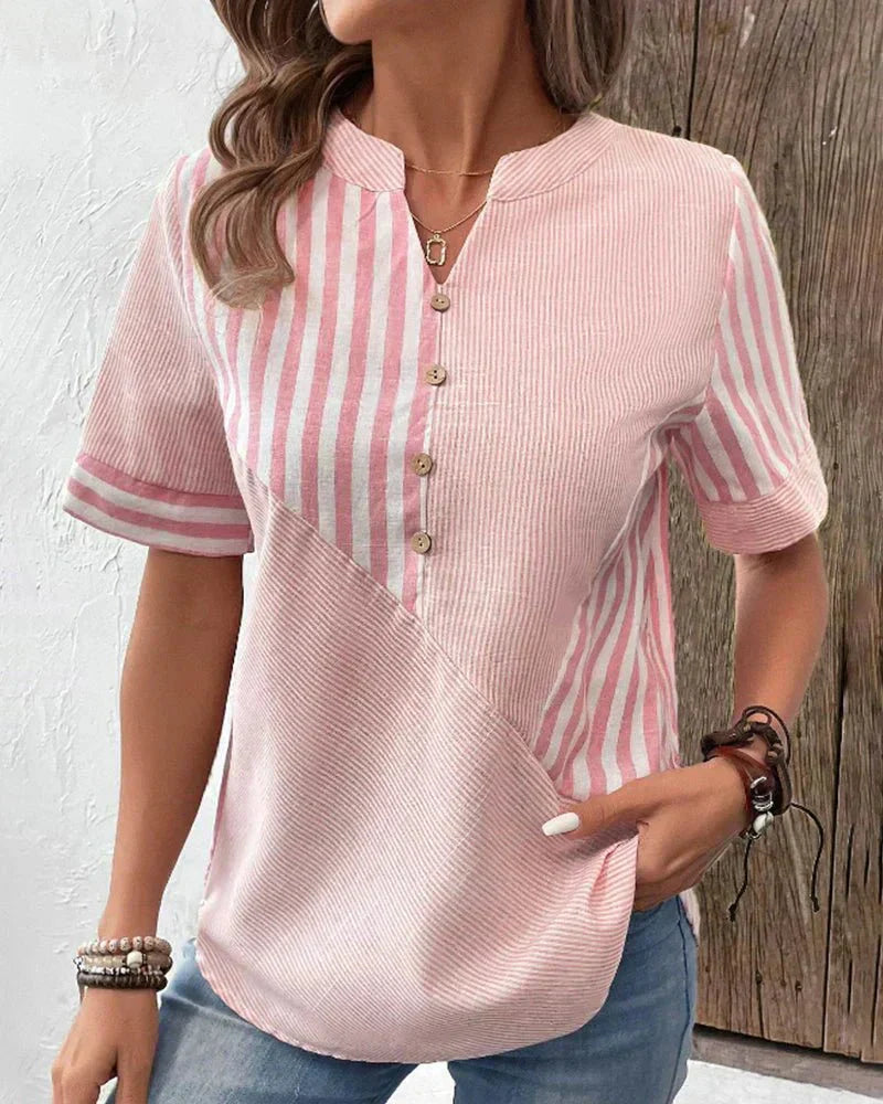 Lila | Blusa a Righe Morbida