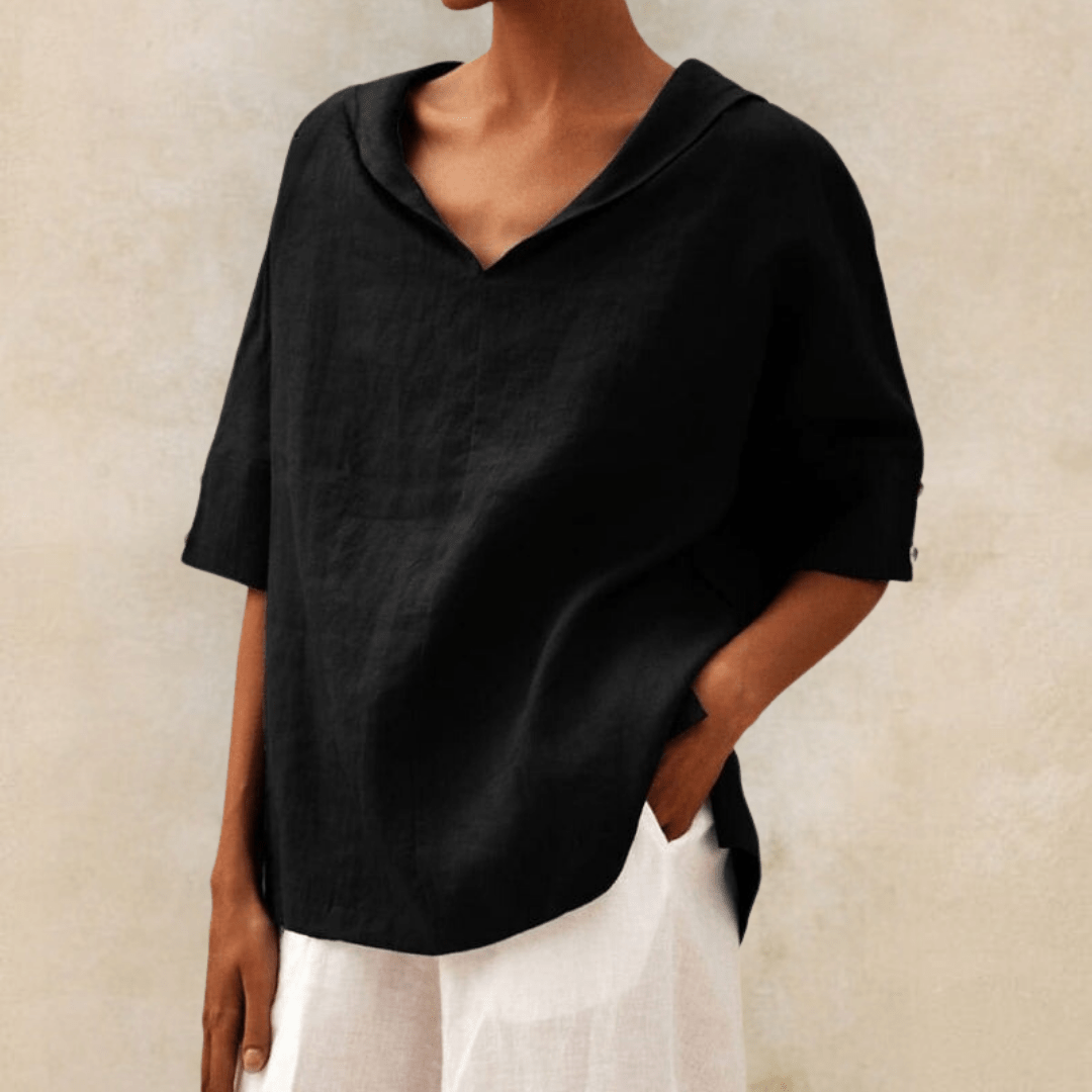 Marie | Camicia Oversized Coastal Breeze