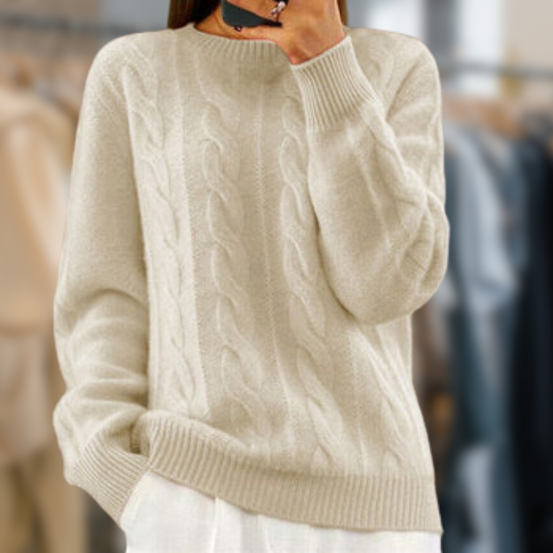 Charlotte™ - Maglione Morbido in Cashmere Lavorato a Maglia