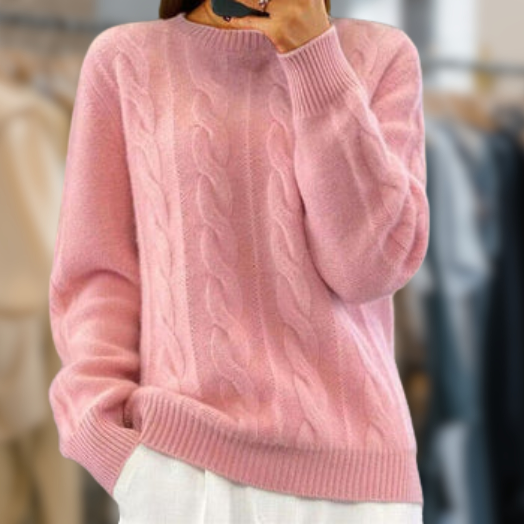 Charlotte™ - Maglione Morbido in Cashmere Lavorato a Maglia