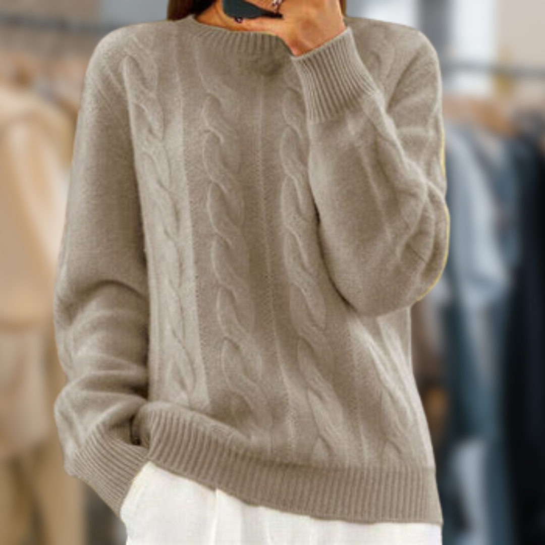 Charlotte™ - Maglione Morbido in Cashmere Lavorato a Maglia