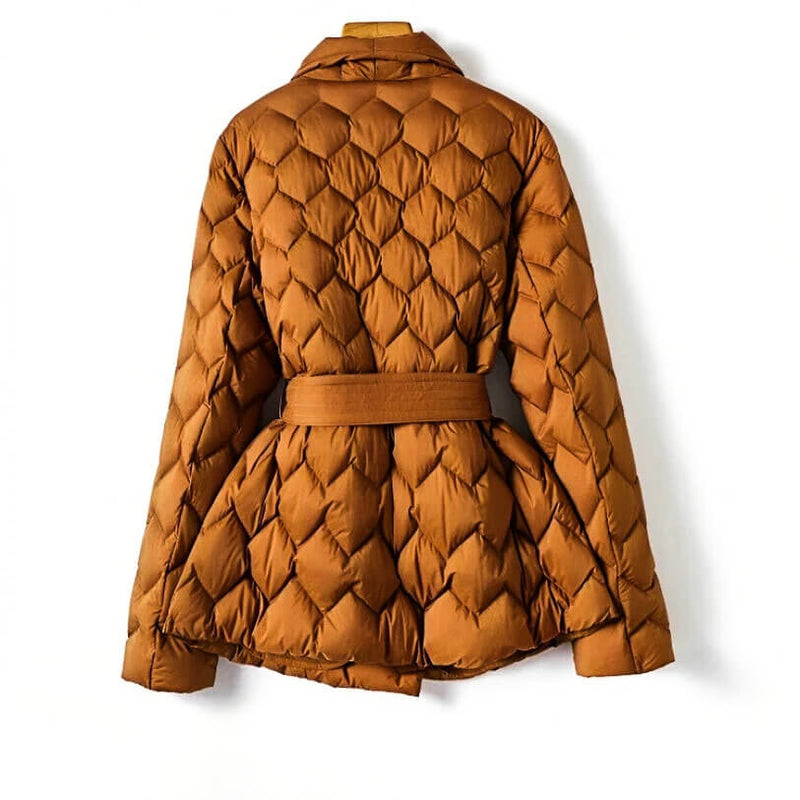Avery™ - Elegante Cappotto Trapuntato in Piuma
