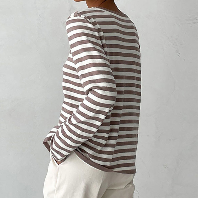 Grace™ - Camicia Striata Elegante