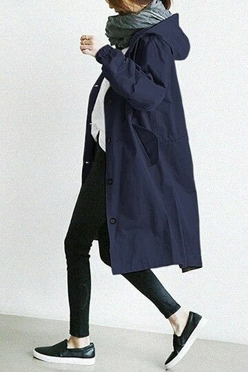 Aubrey™ – Elegante Trench Impermeabile