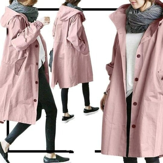 Aubrey™ – Elegante Trench Impermeabile