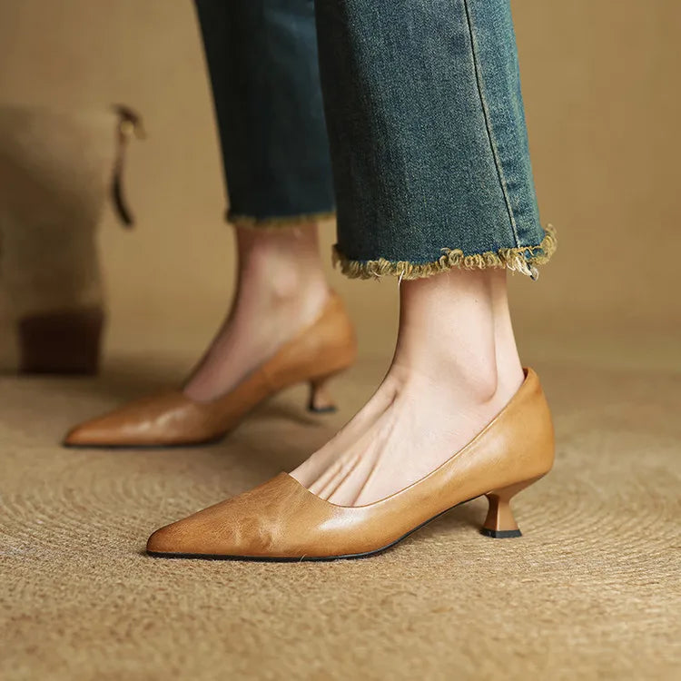 Anok | Décolleté con Tacco Kitten Elegante