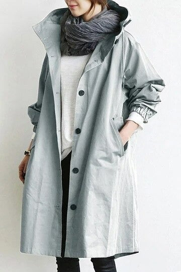 Aubrey™ – Elegante Trench Impermeabile