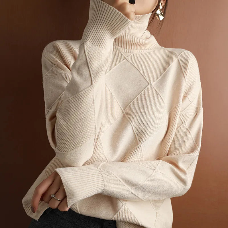 Zoe™ - Maglione Collo Alto Morbido e Confortevole