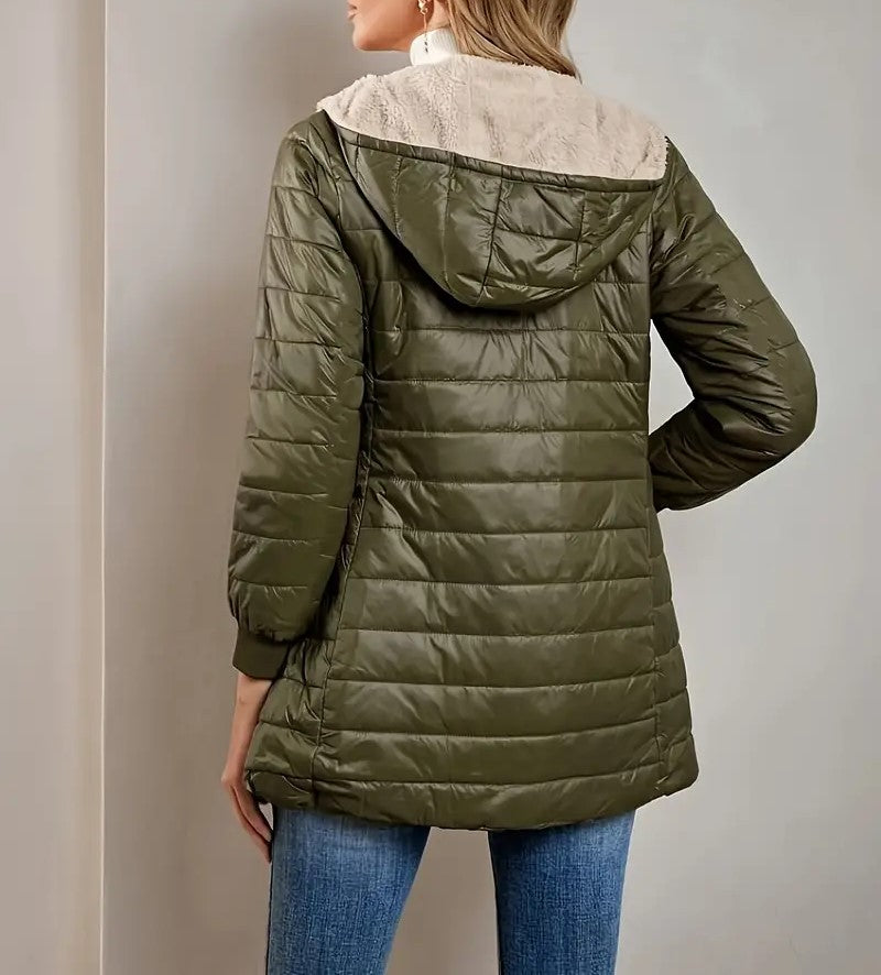 Alyssa™ - Giacca Termica Lunga Casual e Confortevole