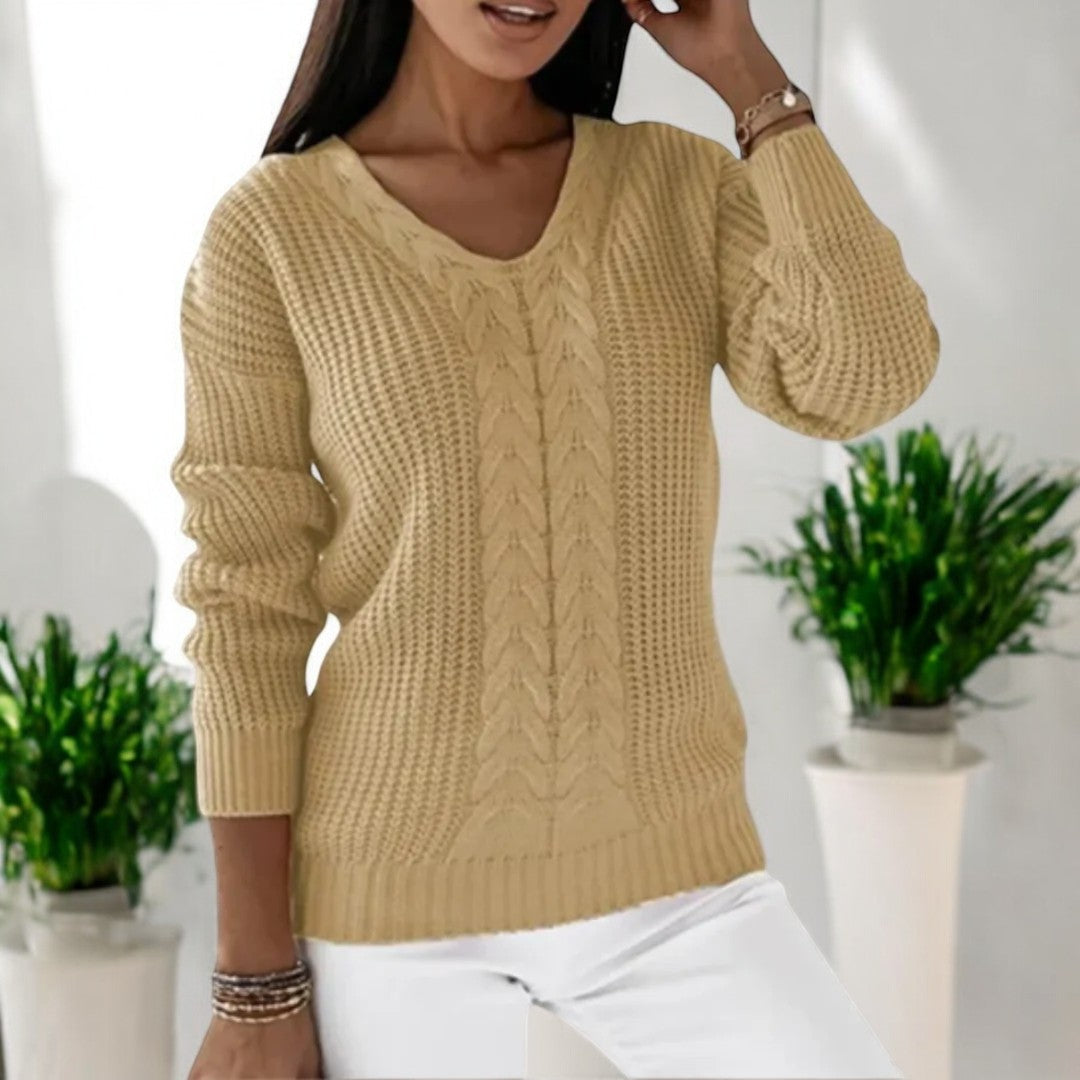 Mia™ - Maglione Elegante in Maglia