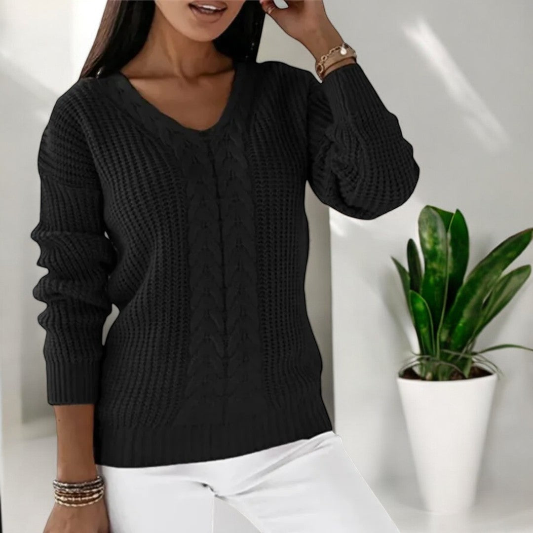 Mia™ - Maglione Elegante in Maglia