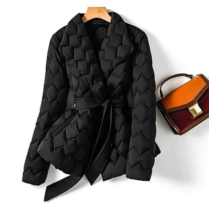 Avery™ - Elegante Cappotto Trapuntato in Piuma