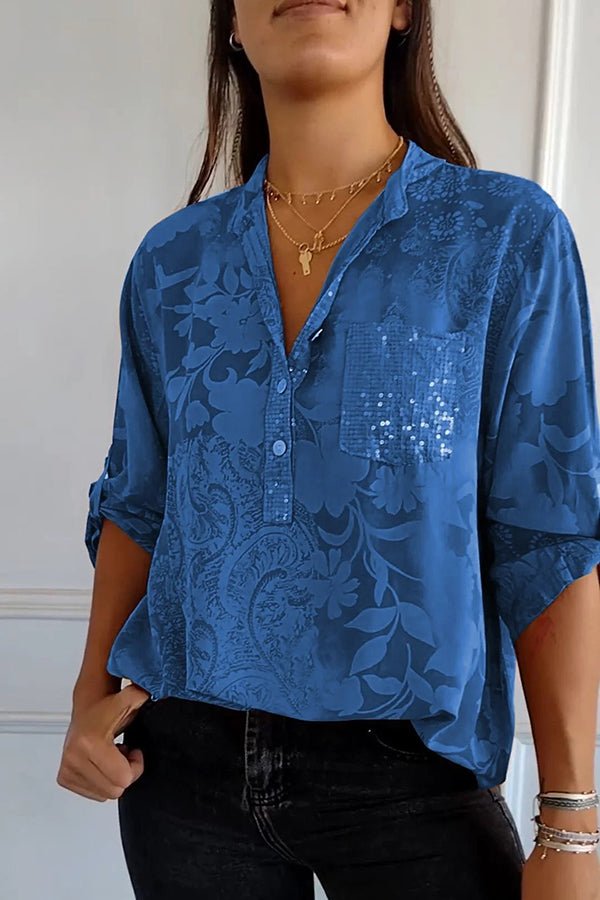 Pauline | Elegante Top con Paillettes