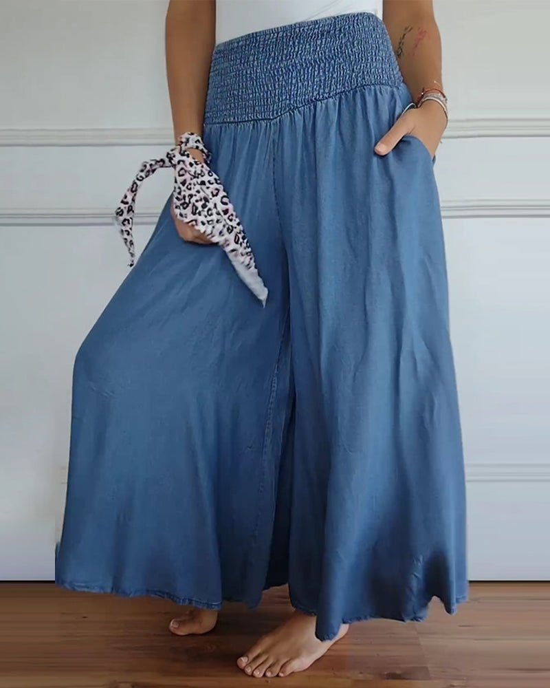 Sage | Pantaloni Flowy Stretch