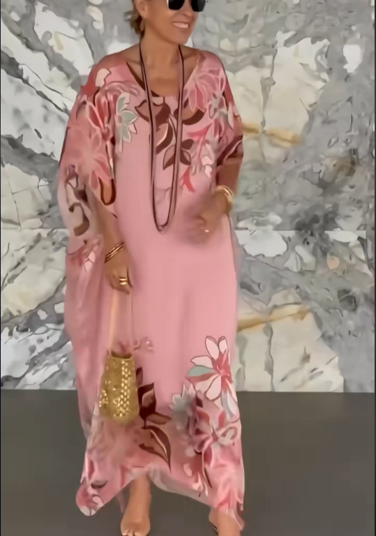 Isla | Abito Kaftano Bohemien a Fiori