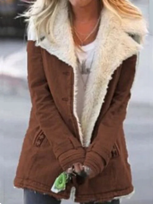 Grace™ - Cappotto Comodo Foderato in Pile