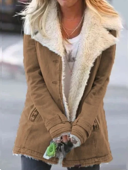 Grace™ - Cappotto Comodo Foderato in Pile