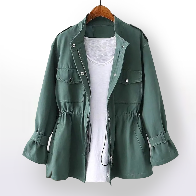 Avery™ - Trench Coat Elegante in Mistura