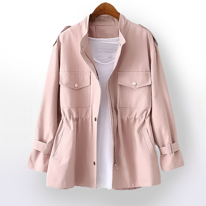 Avery™ - Trench Coat Elegante in Mistura