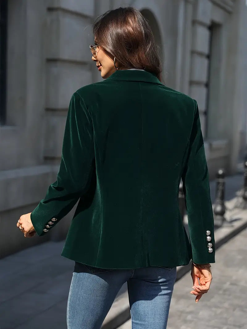 Savannah™ - Blazer in Velluto Elegante