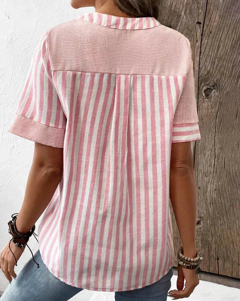 Lila | Blusa a Righe Morbida