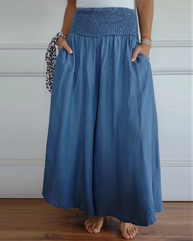 Sage | Pantaloni Flowy Stretch