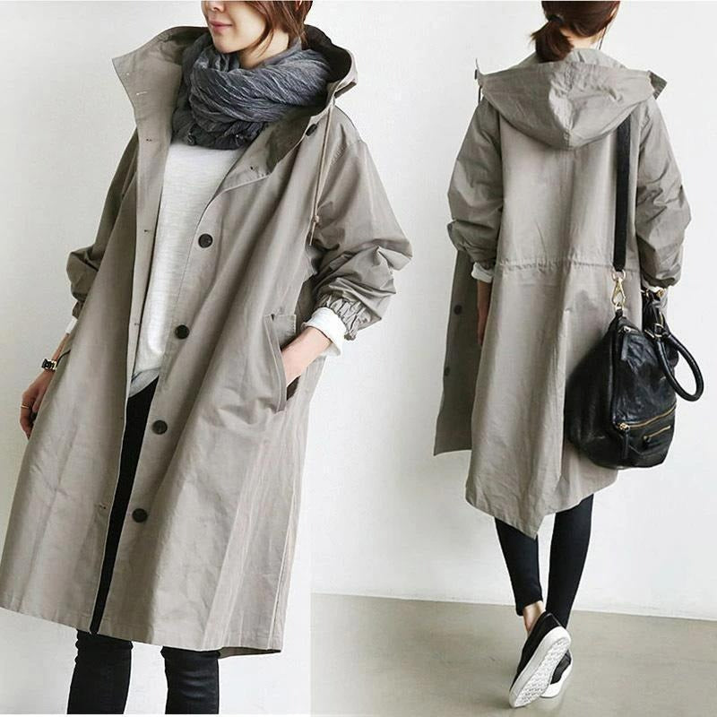 Aubrey™ – Elegante Trench Impermeabile