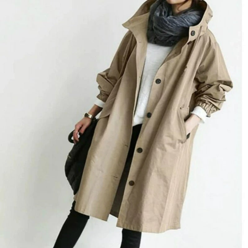Aubrey™ – Elegante Trench Impermeabile
