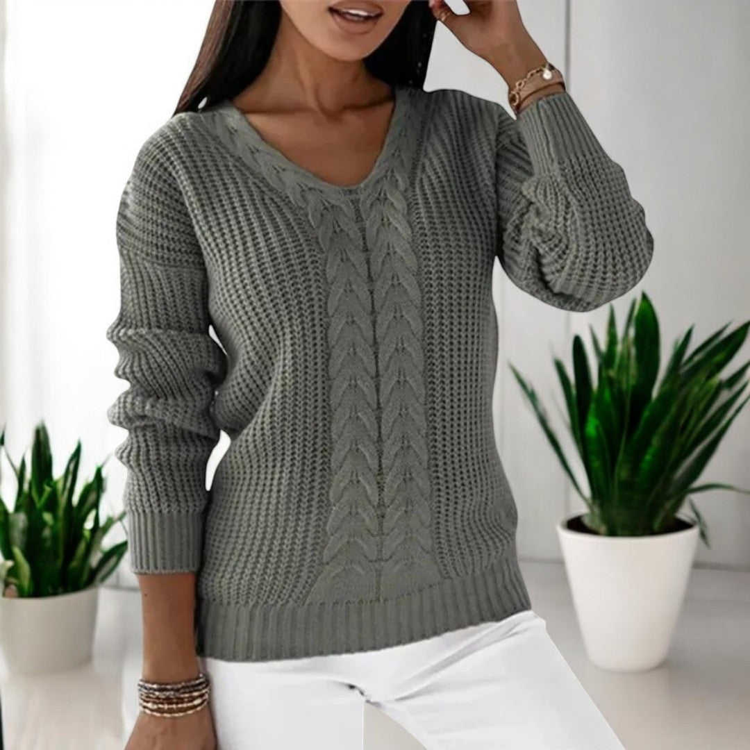 Mia™ - Maglione Elegante in Maglia