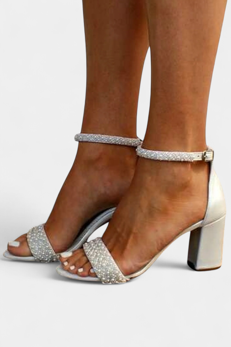 Sandali da Sposa Chelsea con Cinghie Filigrana