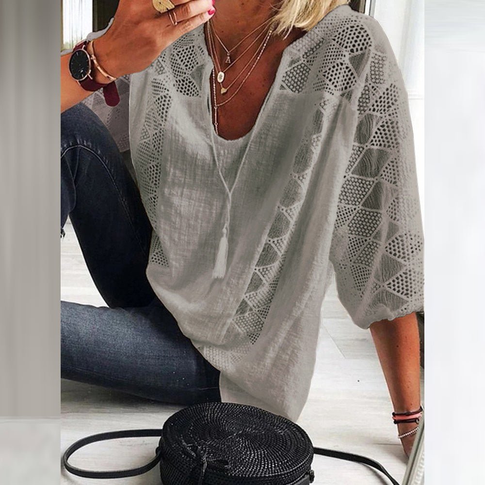 Harper | Blusa di Cotone Leggera