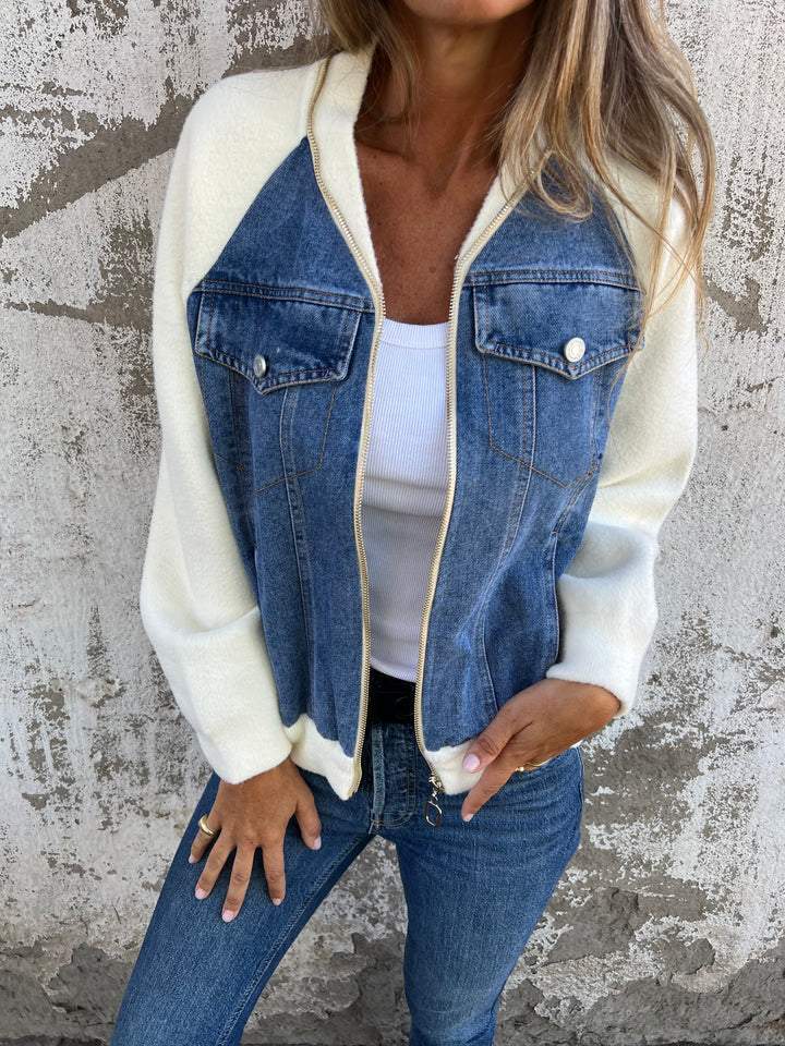 Zoe™ - Giacca di Jeans Elegante