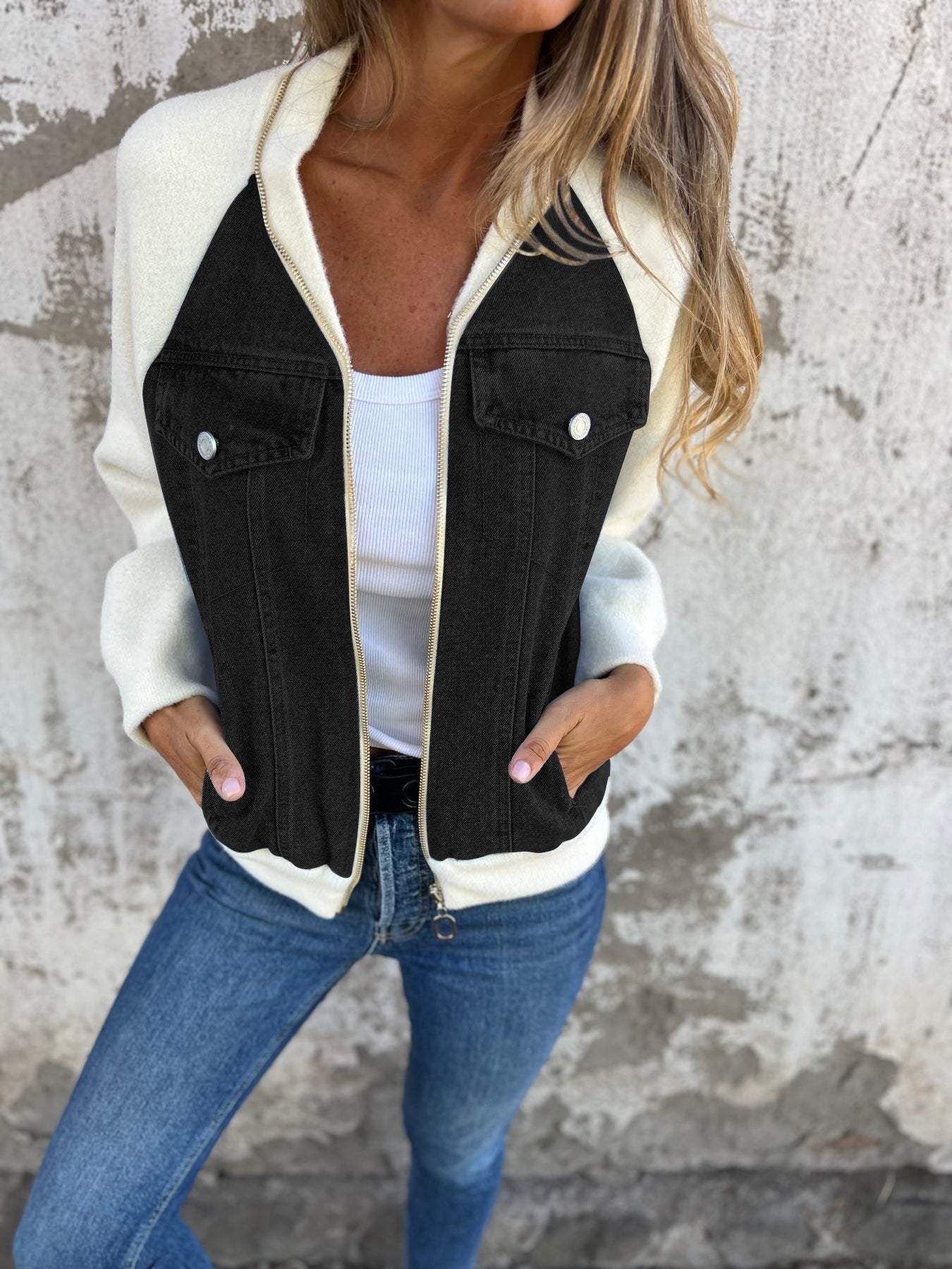Zoe™ - Giacca di Jeans Elegante