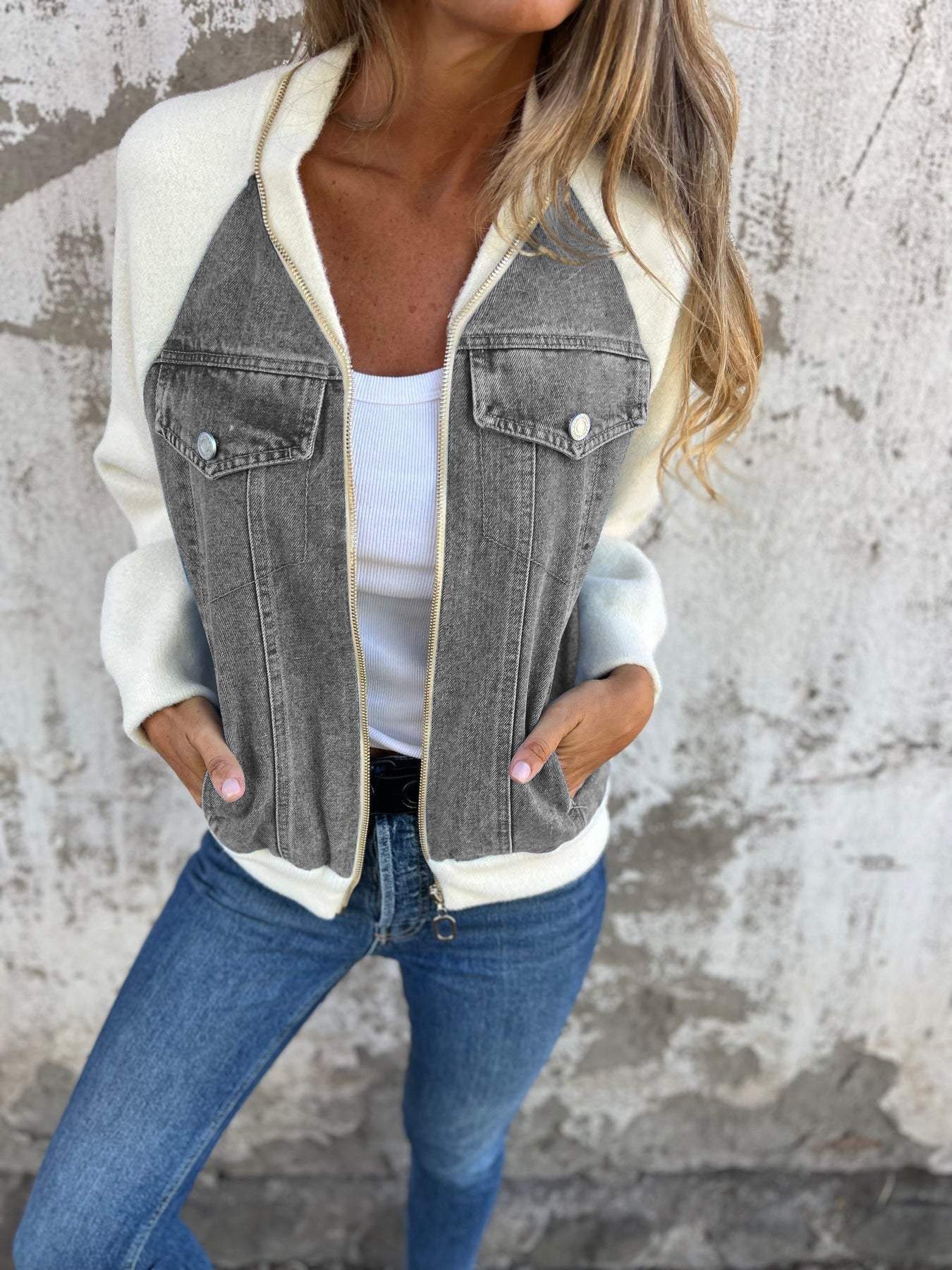 Zoe™ - Giacca di Jeans Elegante