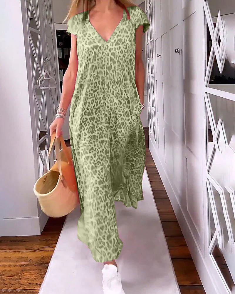Glaiza | Vestito Maxi con Scollatura a V