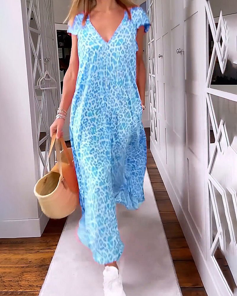 Glaiza | Vestito Maxi con Scollatura a V