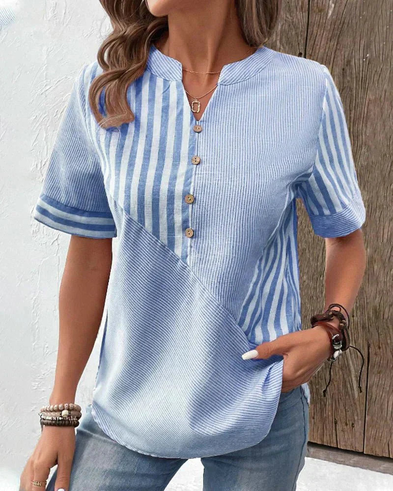 Lila | Blusa a Righe Morbida