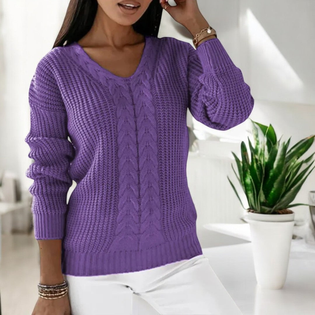Mia™ - Maglione Elegante in Maglia