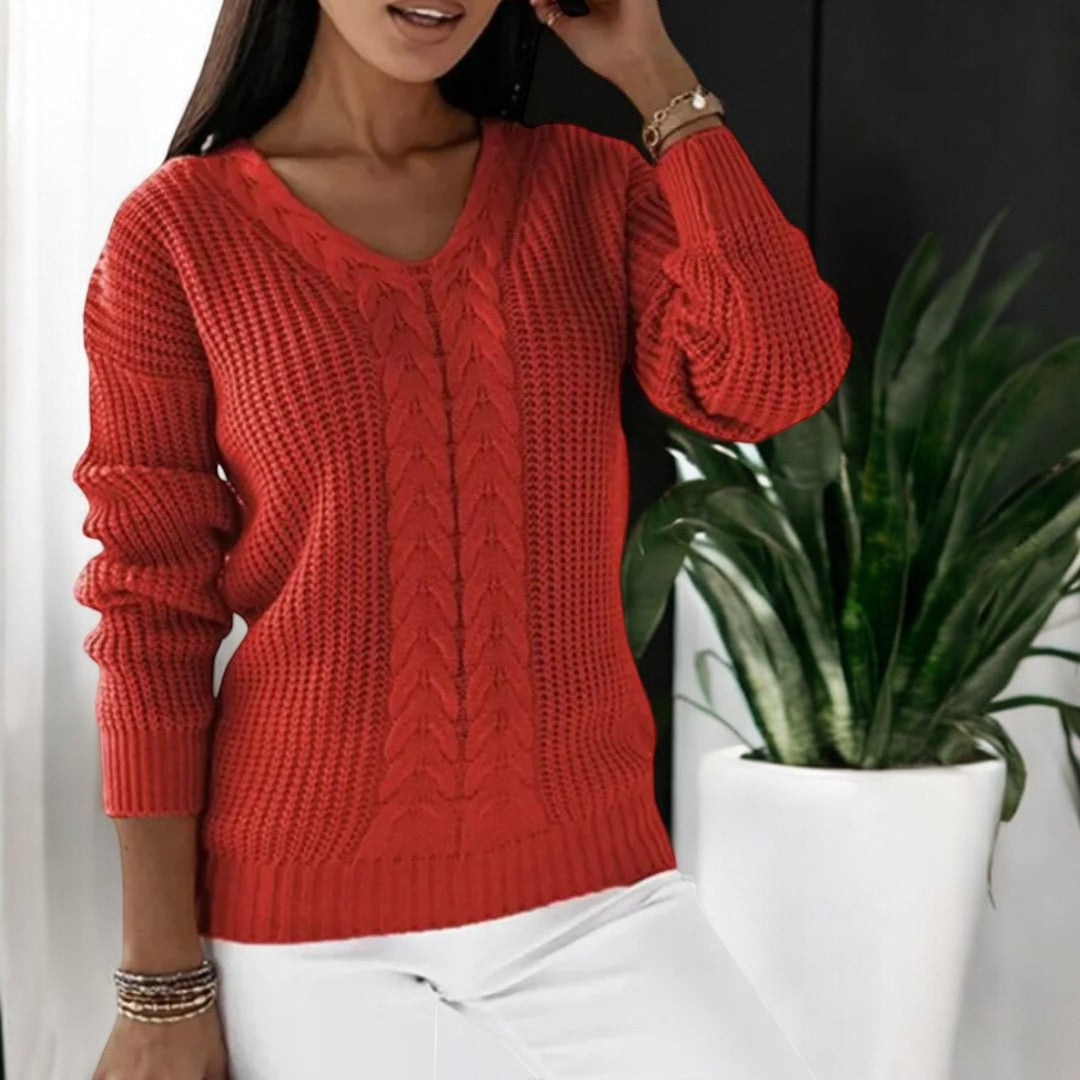 Mia™ - Maglione Elegante in Maglia