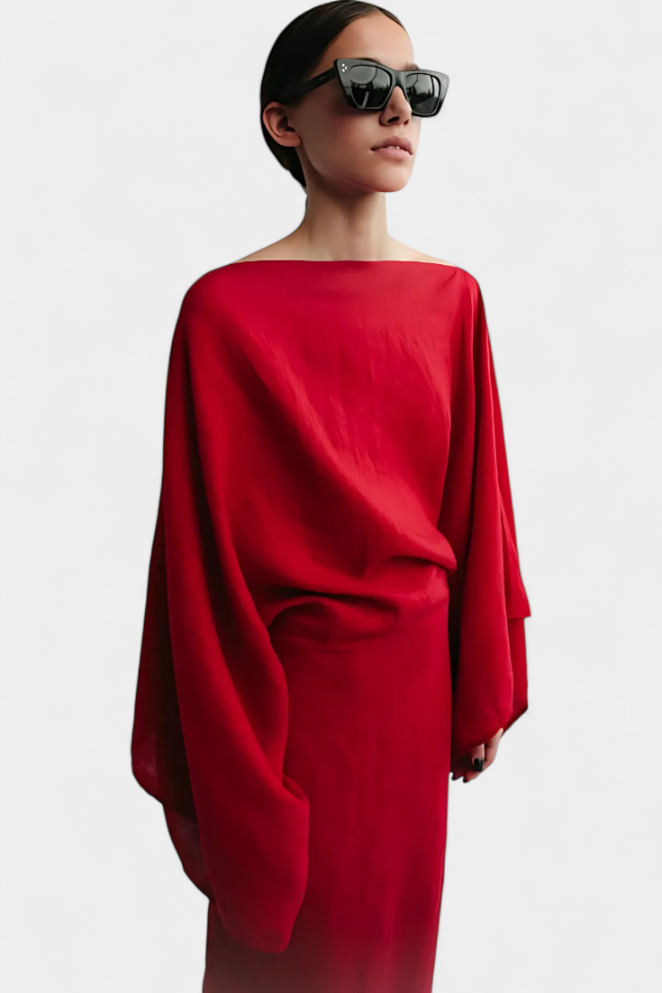 Kamilia - Vestito Kimono con Cintura