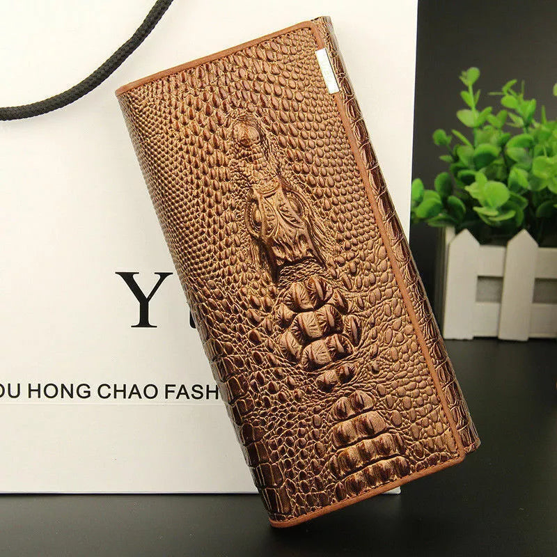 Madison™ Stile | Elegante Portafoglio RFID con Embossing