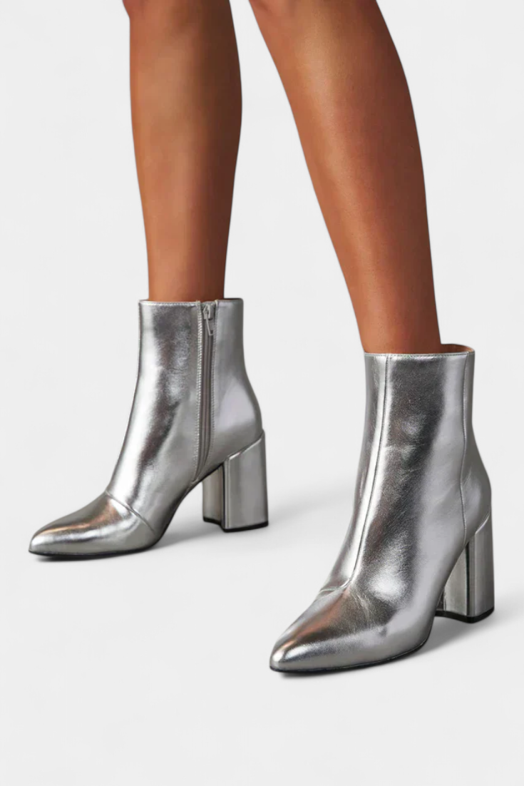 Botas Ralica in Metallo Argento