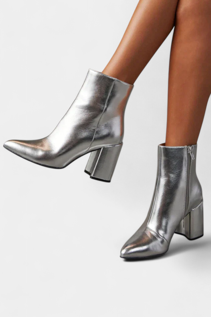 Botas Ralica in Metallo Argento